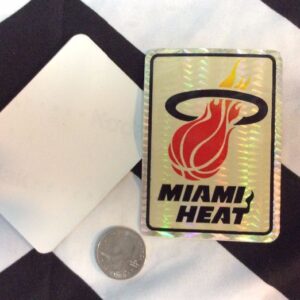 Photo detail:MIAMI HEAT VENDING CARD STICKER