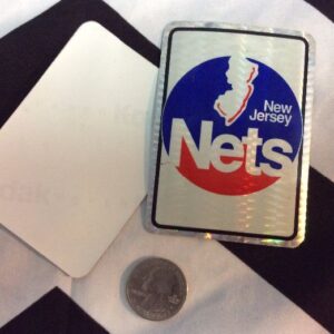 Photo detail:NEW JERSEY NETS VENDING CARD STICKER