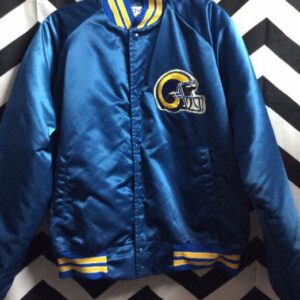 Photo detail:Los Angeles Rams Chalkline jacket with letters on back