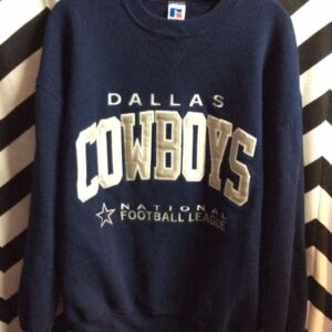 Photo detail:DALLAS COWBOYS PULLOVER SWEATSHIRT - EMBROIDERED