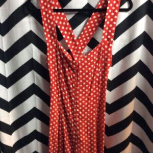 Photo detail:SUMMER DRESS W/STRAPS - POLKA DOT DESIGN