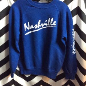 Photo detail:NASHVILLE MUSIC CITY USA PULLOVER SWEATSHIRT