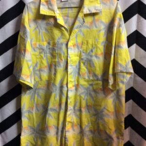 Photo detail:HAWAIIAN PRINT SHIRT W/BRIGHT COLOR PRINT FABRIC