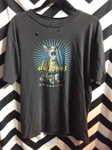Deftones Adrenaline T-shirt W/cat Graphic