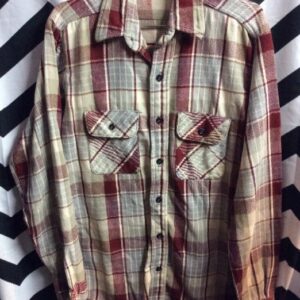 Photo detail:FLANNEL SHIRT W/PLAID DESIGN