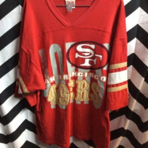 Photo detail:SAN FRANCISCO 49ERS T-SHIRT JERSEY