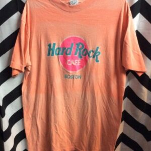 Photo detail:HARD ROCK CAFE BOSTON T-SHIRT - NEON COLOR SHIRT