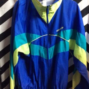 Photo detail:ADIDAS WINDBREAKER - NEON COLORS - STRIPE DESIGN