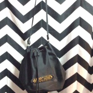 Photo detail:MOSCHINO BUCKET BAG - NYLON W/METAL HARDWARE