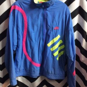 Photo detail:NIKE WINDBREAKER - COTTON - NEON COLORS - APPLIQUE TRIM DESIGN