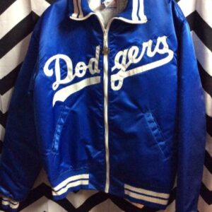 Photo detail:DODGERS STARTER SATIN BASEBALL JACKET