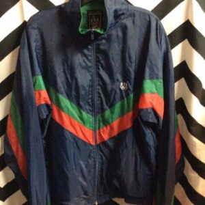 Photo detail:USA OLYMPICS WINDBREAKER W/GUCCI STYLE COLOR BLOCK/COLOR WAY DESIGN