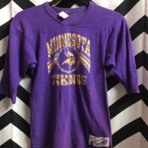 Photo detail:MINNESOTA VIKINGS CHAMPION V-NECK T-SHIRT