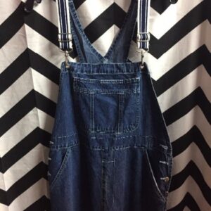 Photo detail:DENIM OVERALLS W/ELASTIC SHOULDER STRAPS