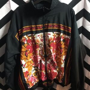 Photo detail:WINDBREAKER W/AUTUMN FLORAL PATTERN