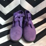 KEDS SHOES – SUEDE – RIBBON LACE-UP PURPLE