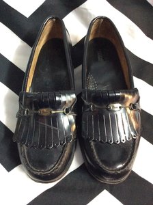 WEEJUNS BASS BLACK LEATHER SHOES 1