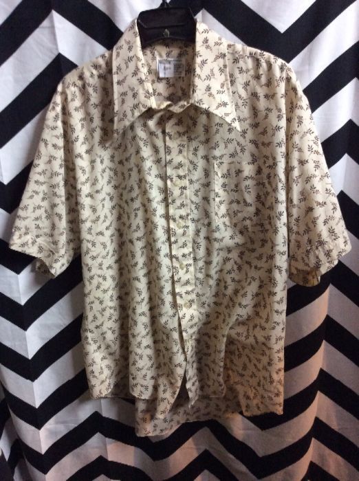 SS BD TINY LEAF PRINTED SHIRT 1