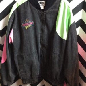 Photo detail:UNIVERSAL STUDIOS JACKET ZIP-UP W/NEON COLOR BLOCK