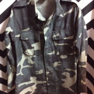 Photo detail:MILITARY JACKET W/CAMO PRINT DESIGN