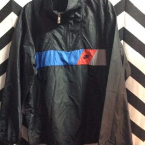 Photo detail:NIKE PULLOVER WINDBREAKER JACKET W/STRIPE DESIGN