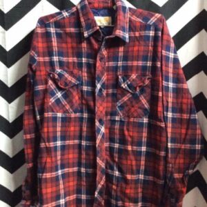 Photo detail:FLANNEL SHIRT - PLAID PRINT DESIGN