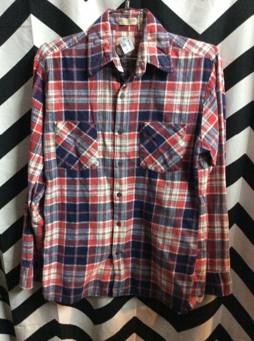 LS BD FLANNEL SHIRT SMALL FIT 3