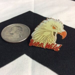 Photo detail:BORN WILD EAGLE ENAMEL PIN