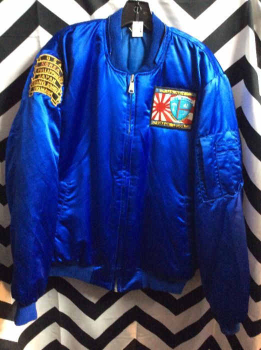 Blue Navy Tour Korea Souvenir Jacket 1