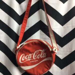 Photo detail:RARE 1990S COLLECTABLE COCA COLA PURSE - ROUND CIRCLE STYLE