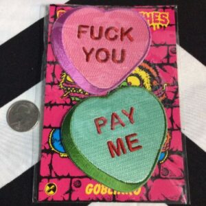 Photo detail:BW PATCH - FUCK YOU/PAY ME (2 PCS)