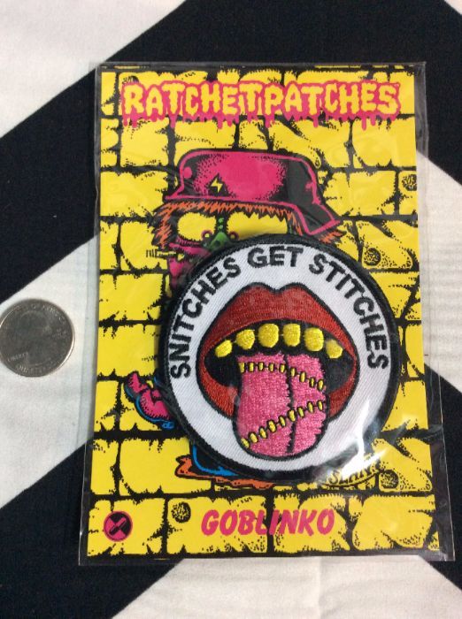 BW PATCH - Snitches Get Stitches 1