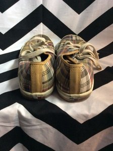 Tommy hilfiger plaid on sale shoes