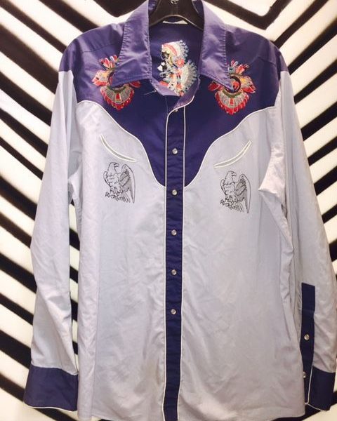 product details: Aztec Embroidered Design Western Shirt photo
