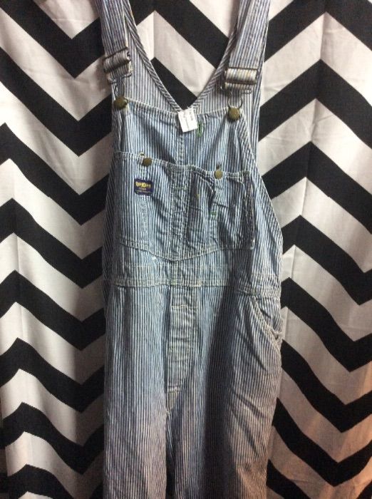CONDUCTOR STRIPED OVERALLS as-is 1