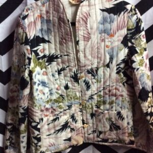 Photo detail:JACKET - QUILTED W/CHINESE PRINT DESIGN - 5-66