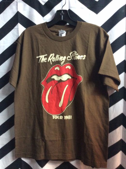 rolling stones 1981 tour t shirt