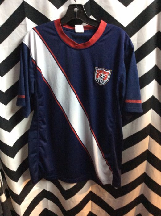 product details: TEAM USA WORLD CUP SOCCER JERSEY photo