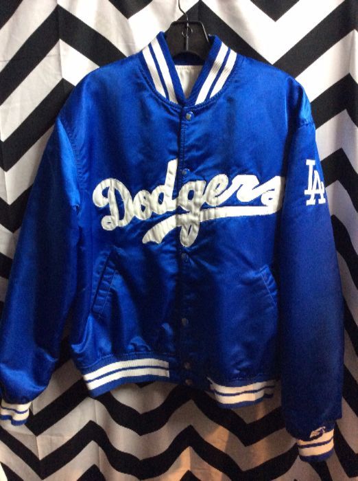 La Dodgers Starter Jacket W/appliques | Boardwalk Vintage