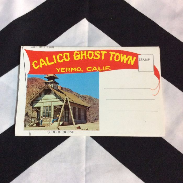 CALICO GHOST TOWN CALIFORNIA POSTCARD BOOK 1