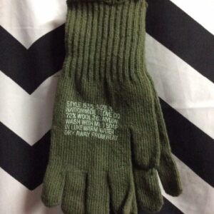 Photo detail:MILITARY GLOVES - WOOL