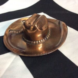 Photo detail:ASHTRAY - COPPER - COWBOY HAT DESIGN - FOR CIGARS