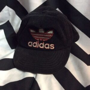 Photo detail:ADIDAS HAT - CORDUROY - SNAPBACK - EMBROIDERED LOGO & LETTERING