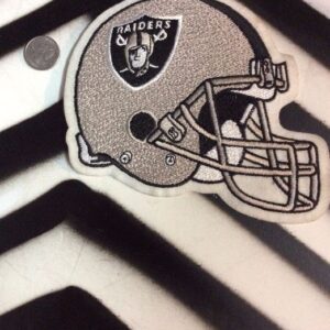 Photo detail:RAIDERS HELMET BACK PATCH - LARGE