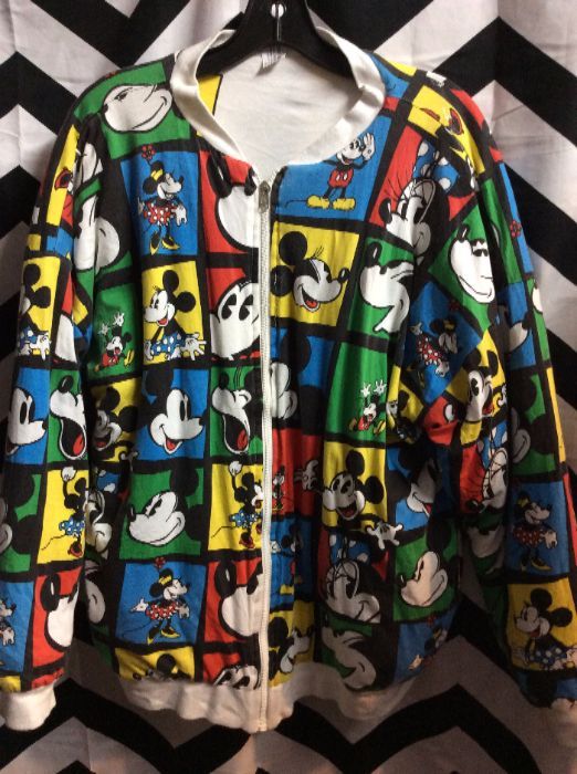 JACKET REVERSIBLE COTTON MICKEY MOUSE STRIPED 1