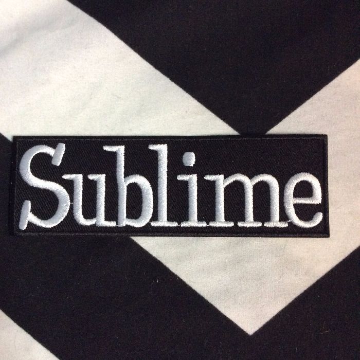 BW PATCH- 4139 Sublime Rectangle logo BW Patch 1