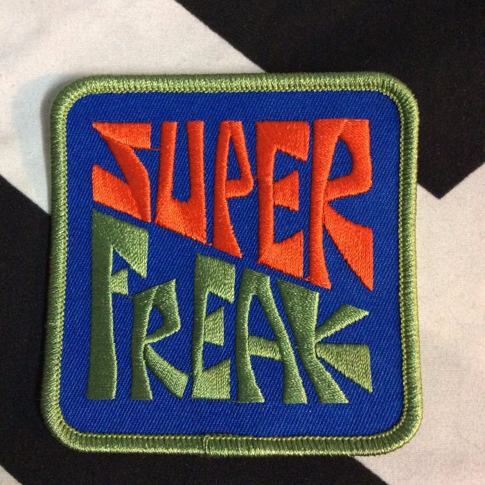 BW PATCH- SUPER FREAK (green, blue, orange) 295 1
