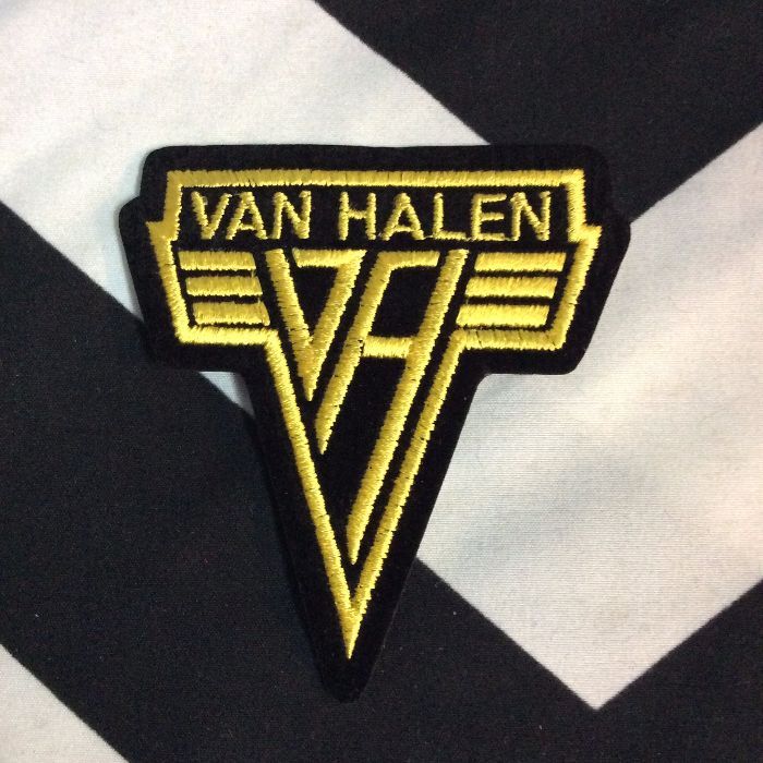 BW PATCH- 4170 Van Halen Classic V logo Patch 1