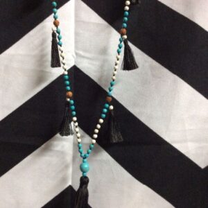 Photo detail:NECKLACE - FULLY BEADED W/TASSEL