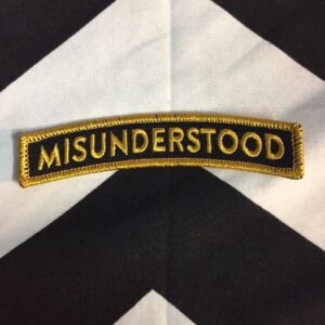 Photo detail:PATCH - MISUNDERSTOOD